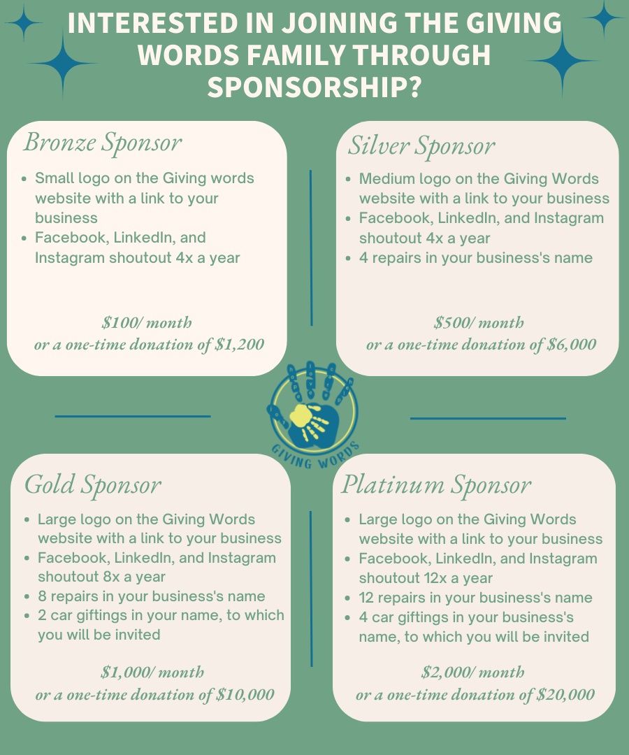 Giving Words Sponsorship Packages (1)